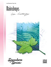 Raindrops piano sheet music cover